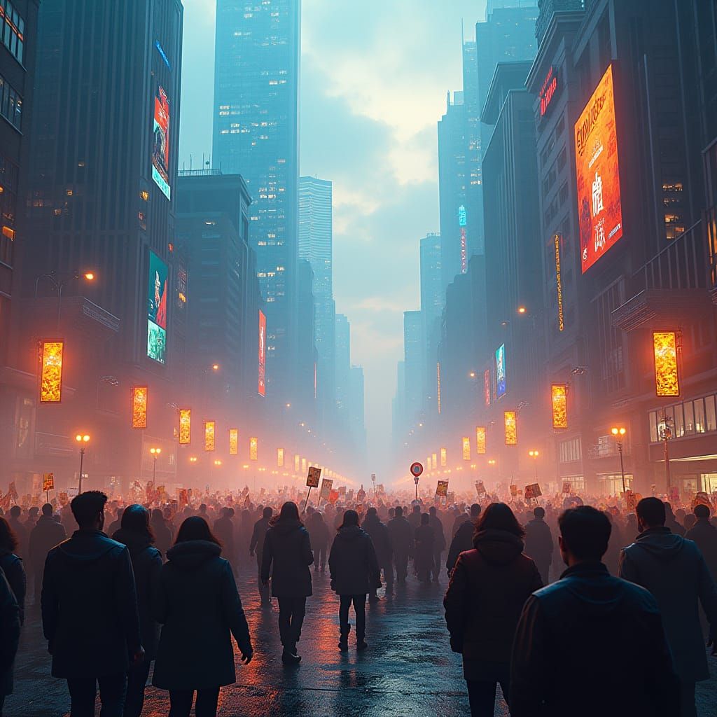Fantastical Metropolis Demonstration in Unreal Engine 5