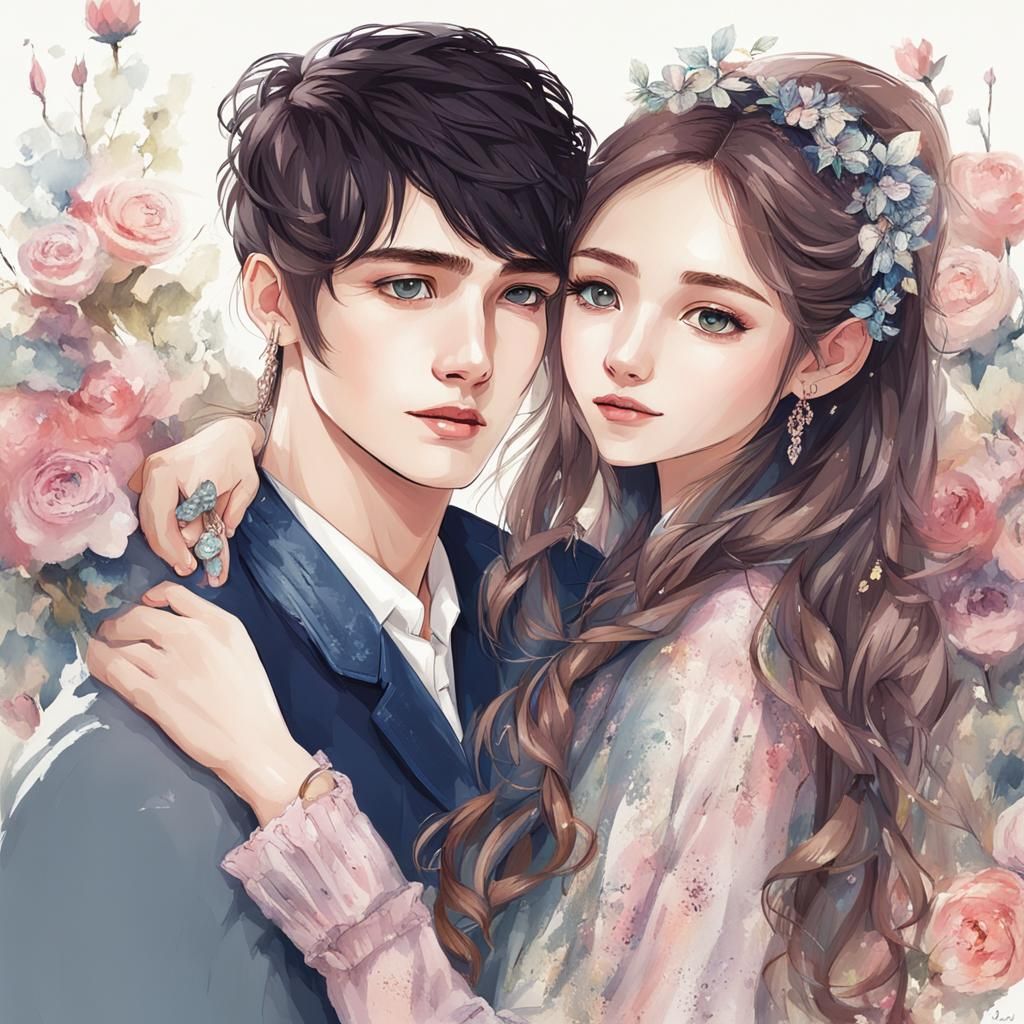 AI Image of an Attractive Couple