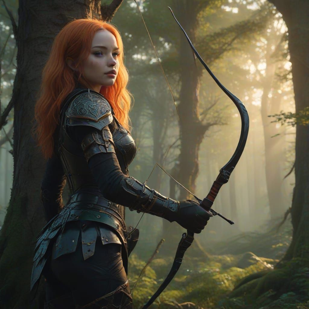 Ethereal Warrior of the Emerald Glade