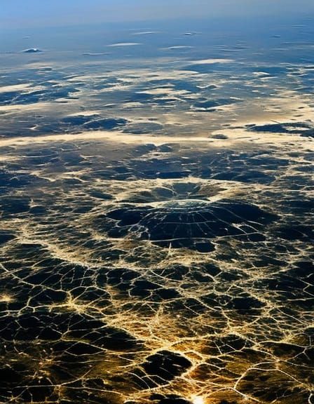 Hyperrealistic UFO with Volumetric Lighting