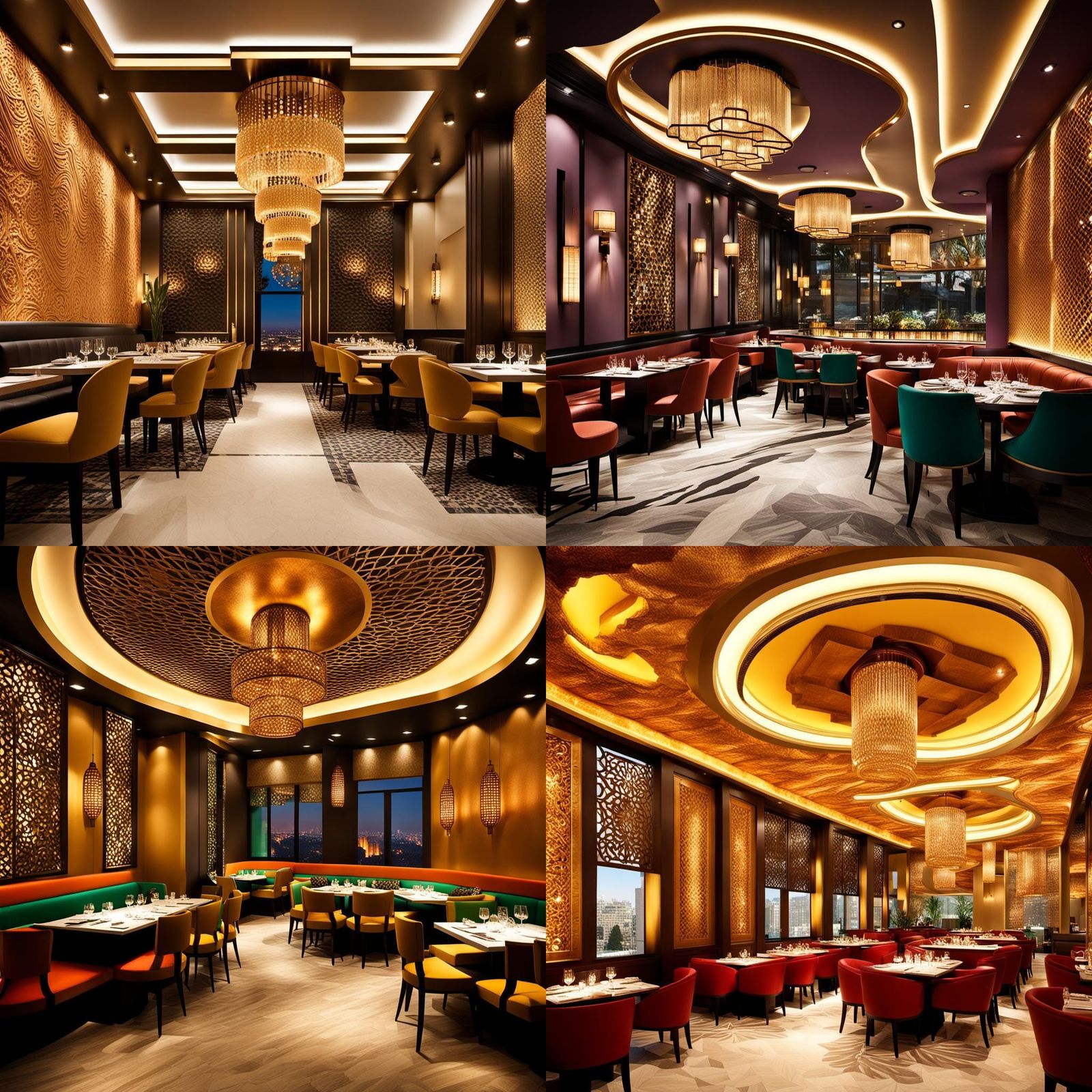 Luxurious Lebanese Restaurant with Modern Design