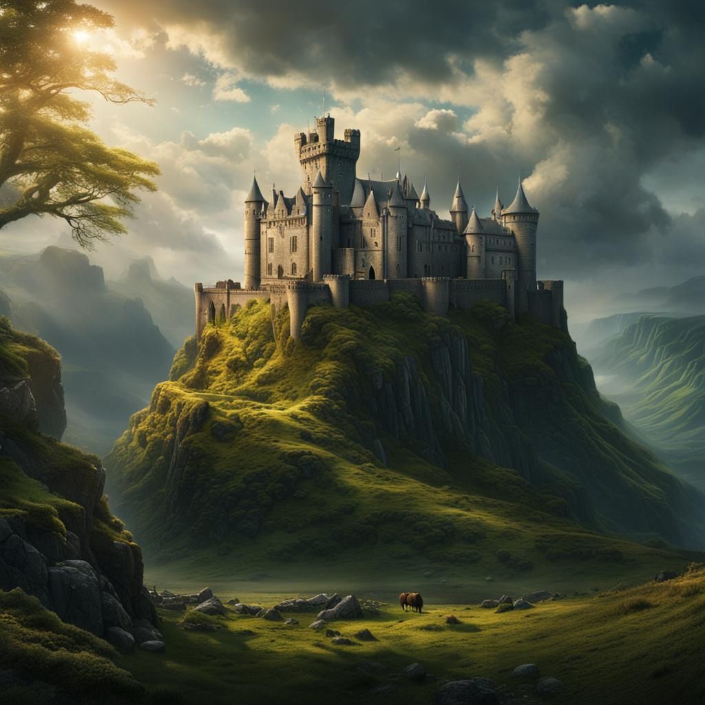 Ireland Castle in Epic Digital Matte Painting