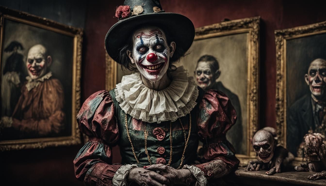 Ethereal Siren in 1890s Art Gallery