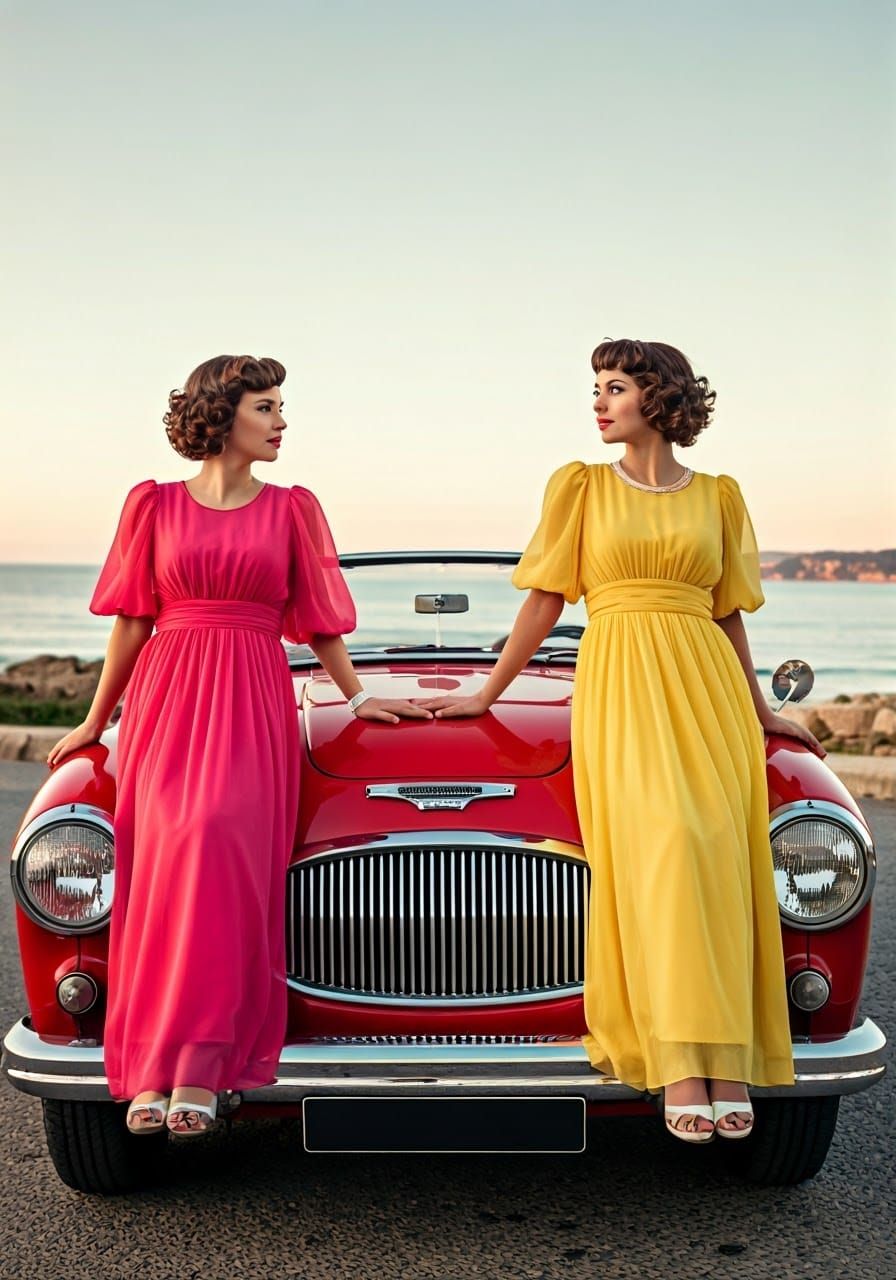 Glamorous Women at 1959 Monte Carlo Rally