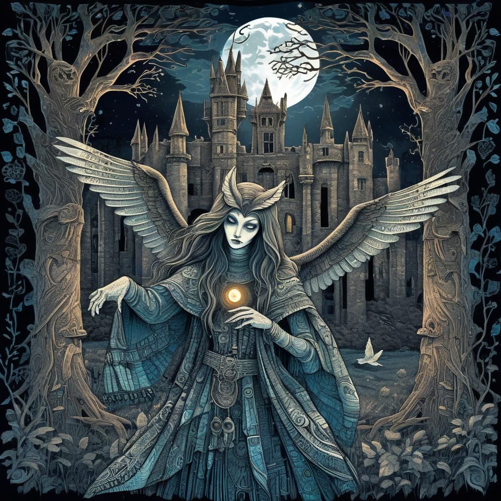 Mysterious Tapestry in Whispering Grove