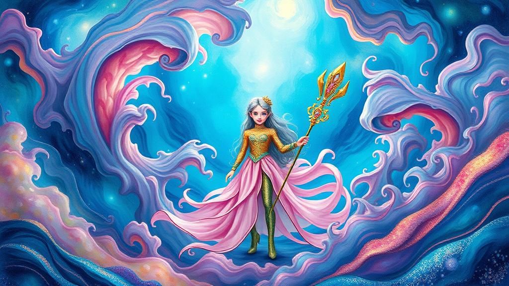 Aquaman in Surreal Underwater Dreamscape