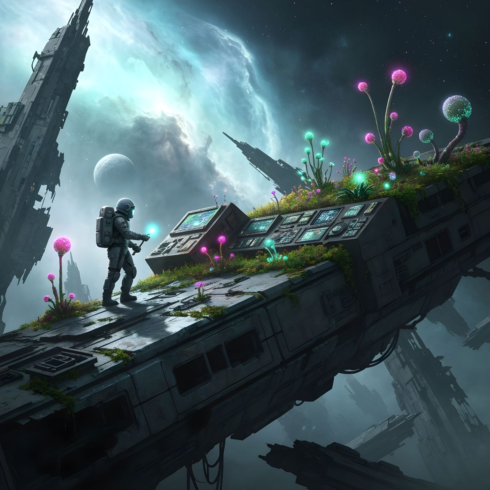 Freelancing Gardener on Abandoned Outpost 42 Theta