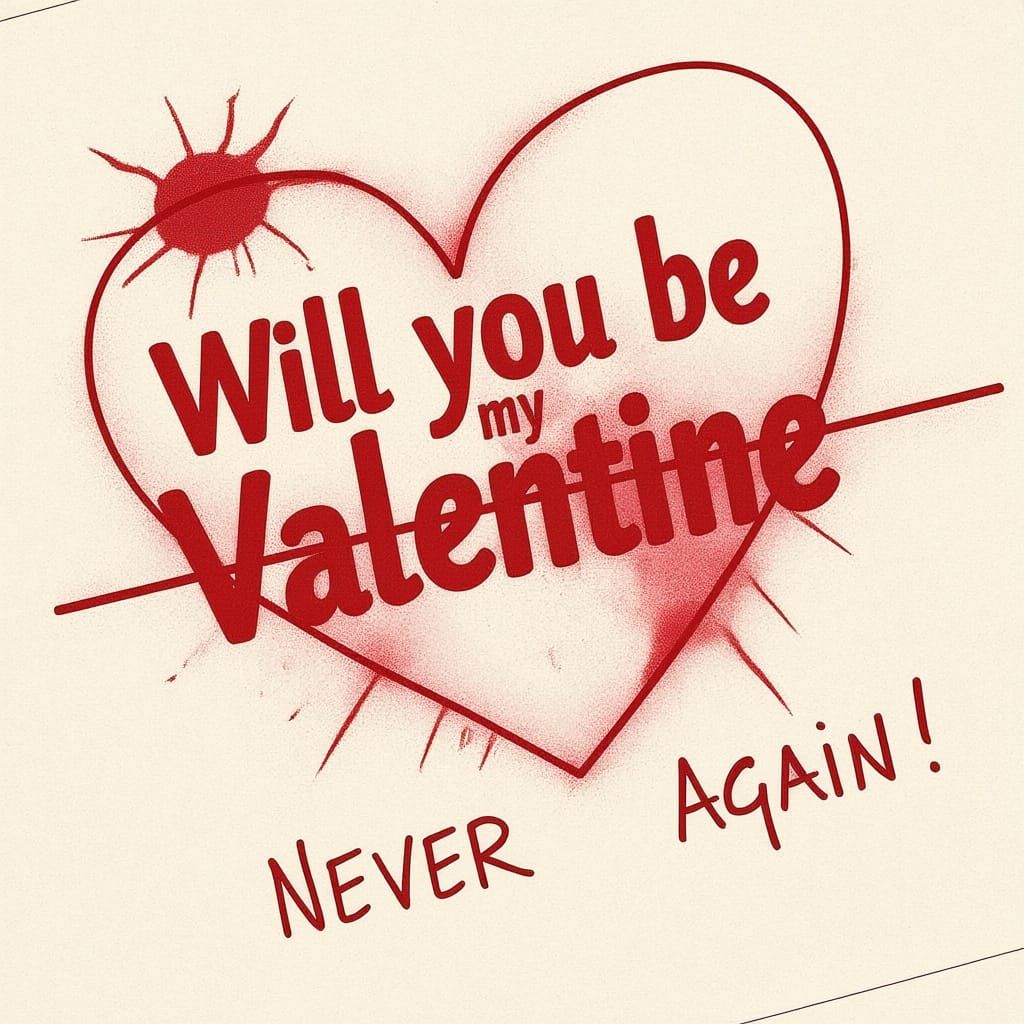Valentine's Day Letter Declares "Never Again"