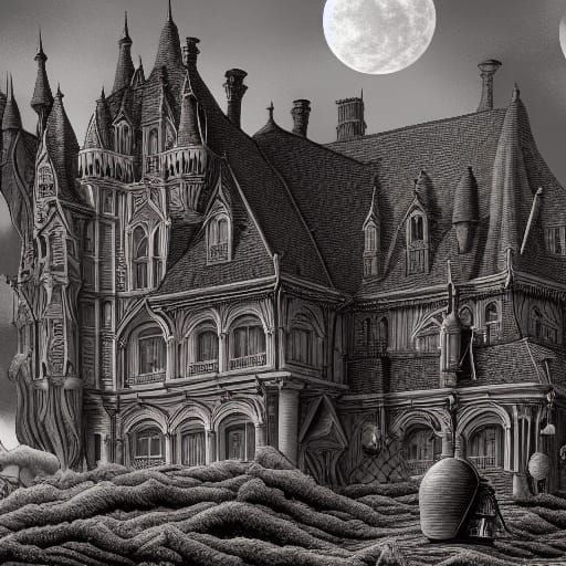 Fantastical Matte Painting in Deep Color