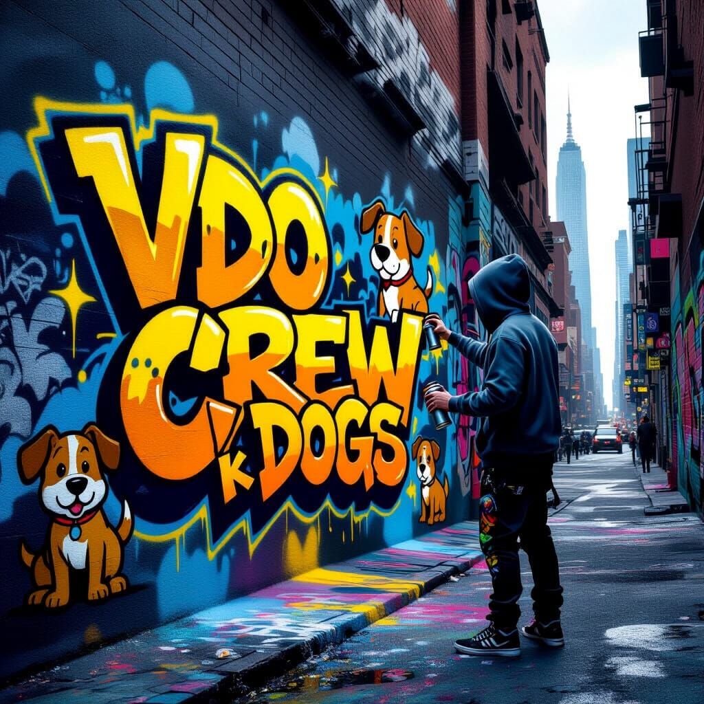 Graffiti Artist JORA Adds Finishing Touches to Vibrant VDO C...