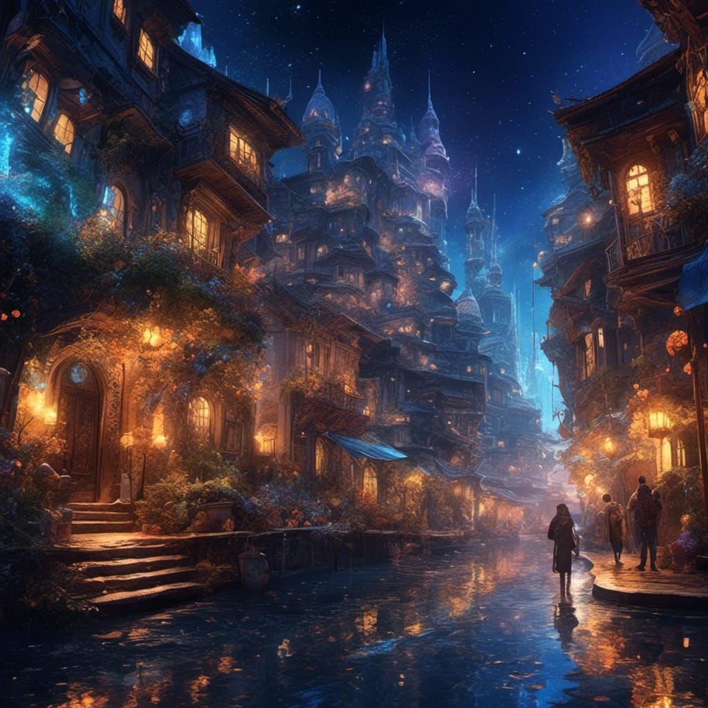 Beautiful fantasy city 4
