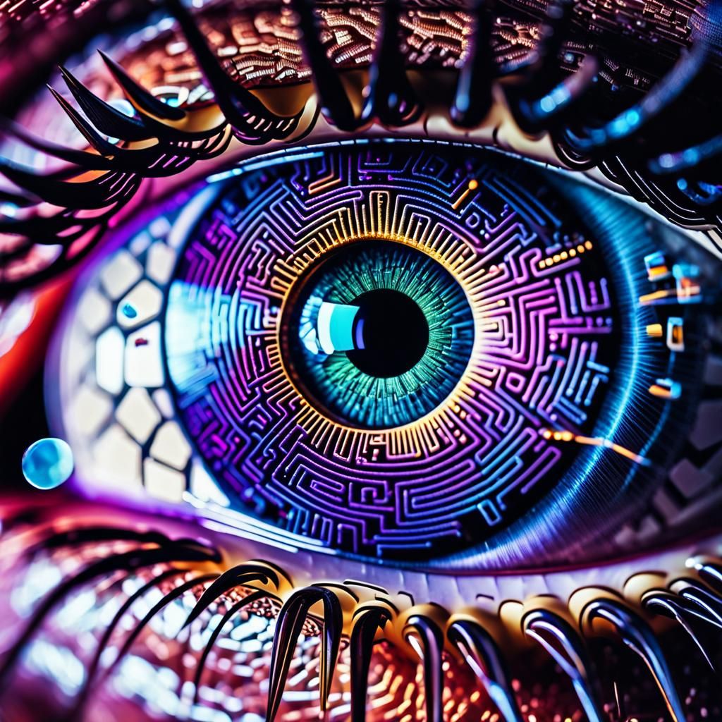 Microchip Maze Within the Human Eye