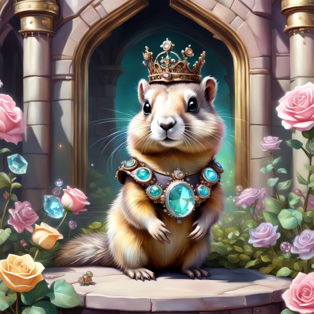 Steampunk Marmot Princess in Candy Kingdom