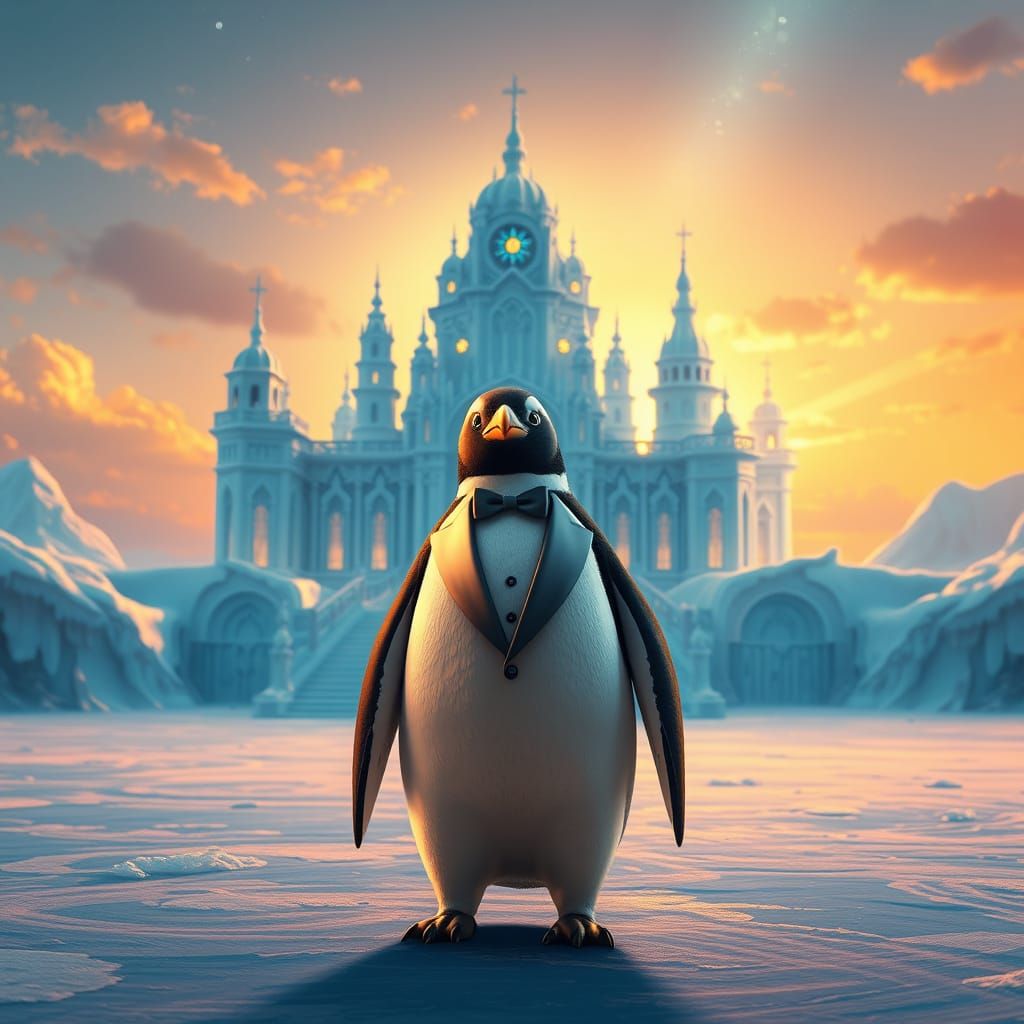 An ad for "Penguin Tuxedo Rentals - Look Your Best This Summ...