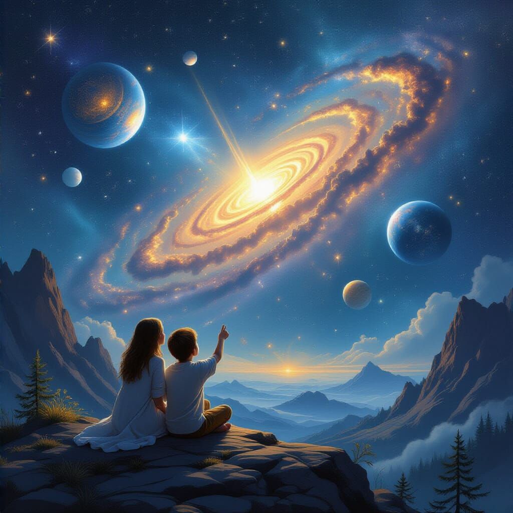 Мездузвездно пространство на един пухкав астероид със златис...