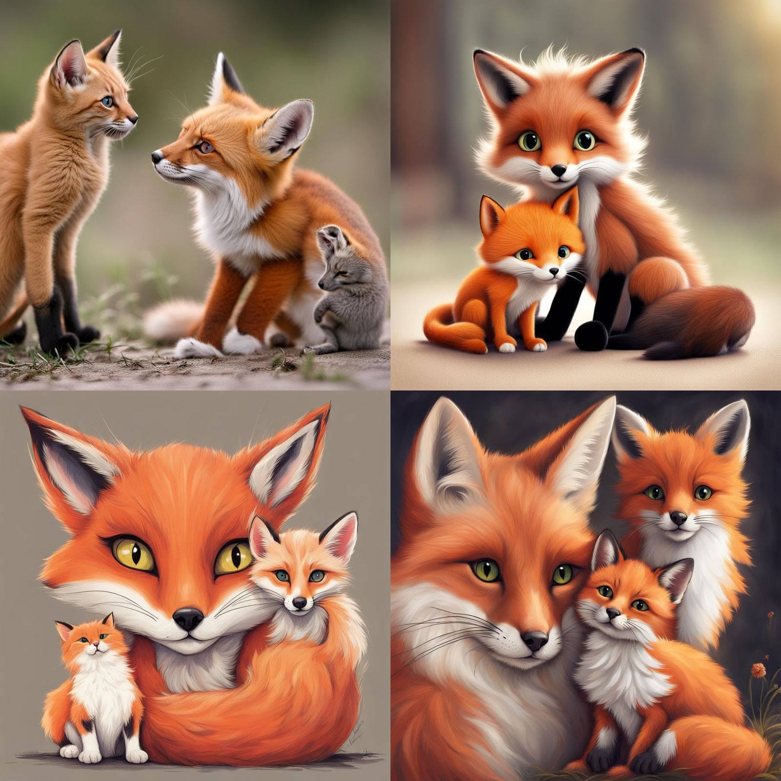 A Cat and a Fox Had a Baby