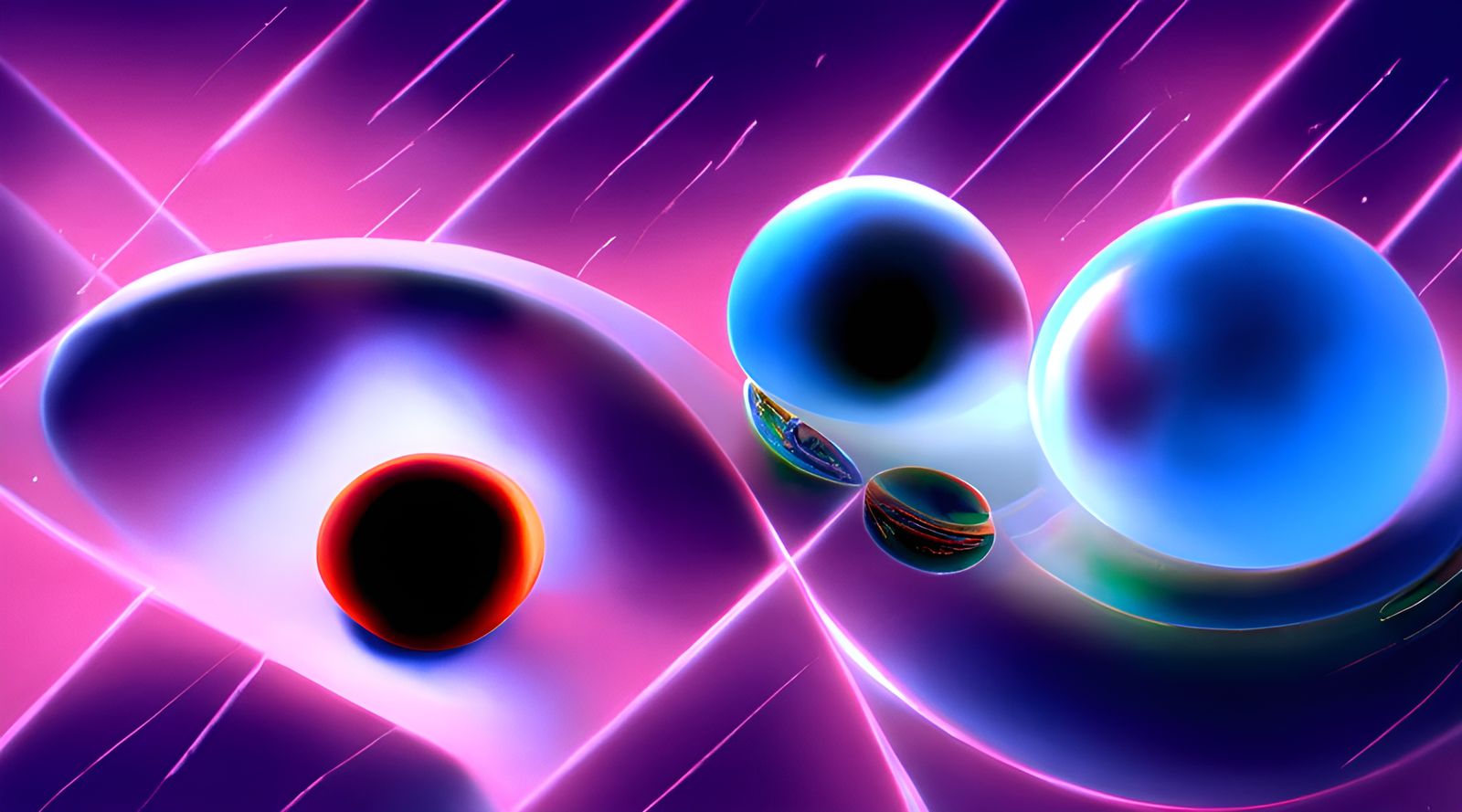 Abstract Parallel Universes Conceptual Art