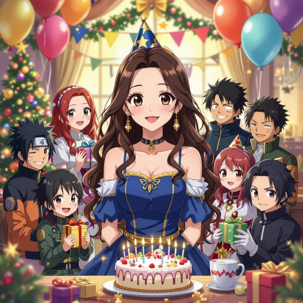 Anime Girl Ibrar's Birthday Celebration