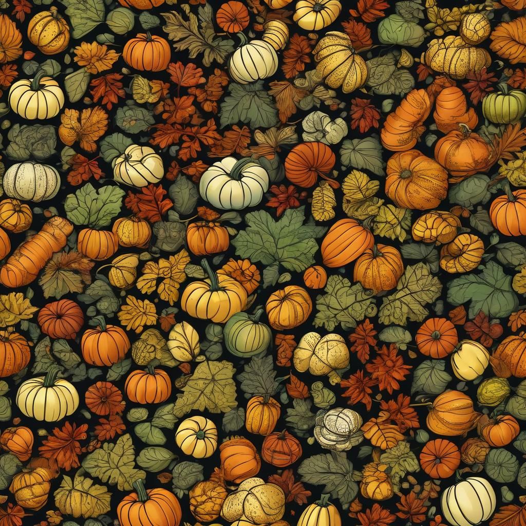 Autumnal Equinox: Leaves, Squash and Pumpkin Rolls