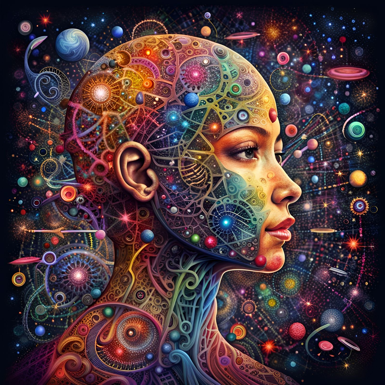 Colorful Intricate Universe of Information