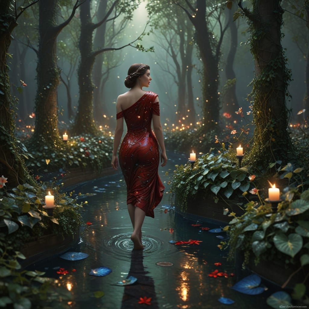 Celestial Beauty in Photorealistic Art