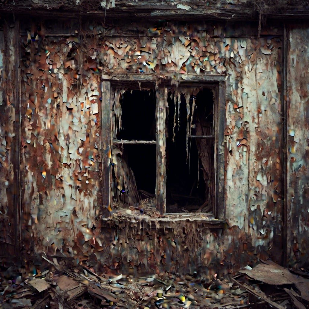 Sinister Figure Reaching Through Window