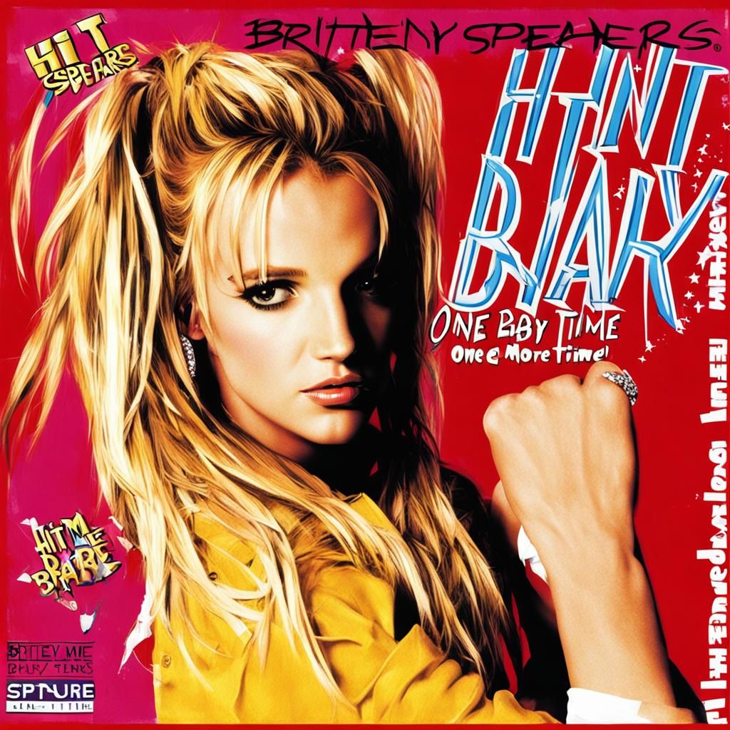 Britney Spears: Hit Me Baby - AI Portrait