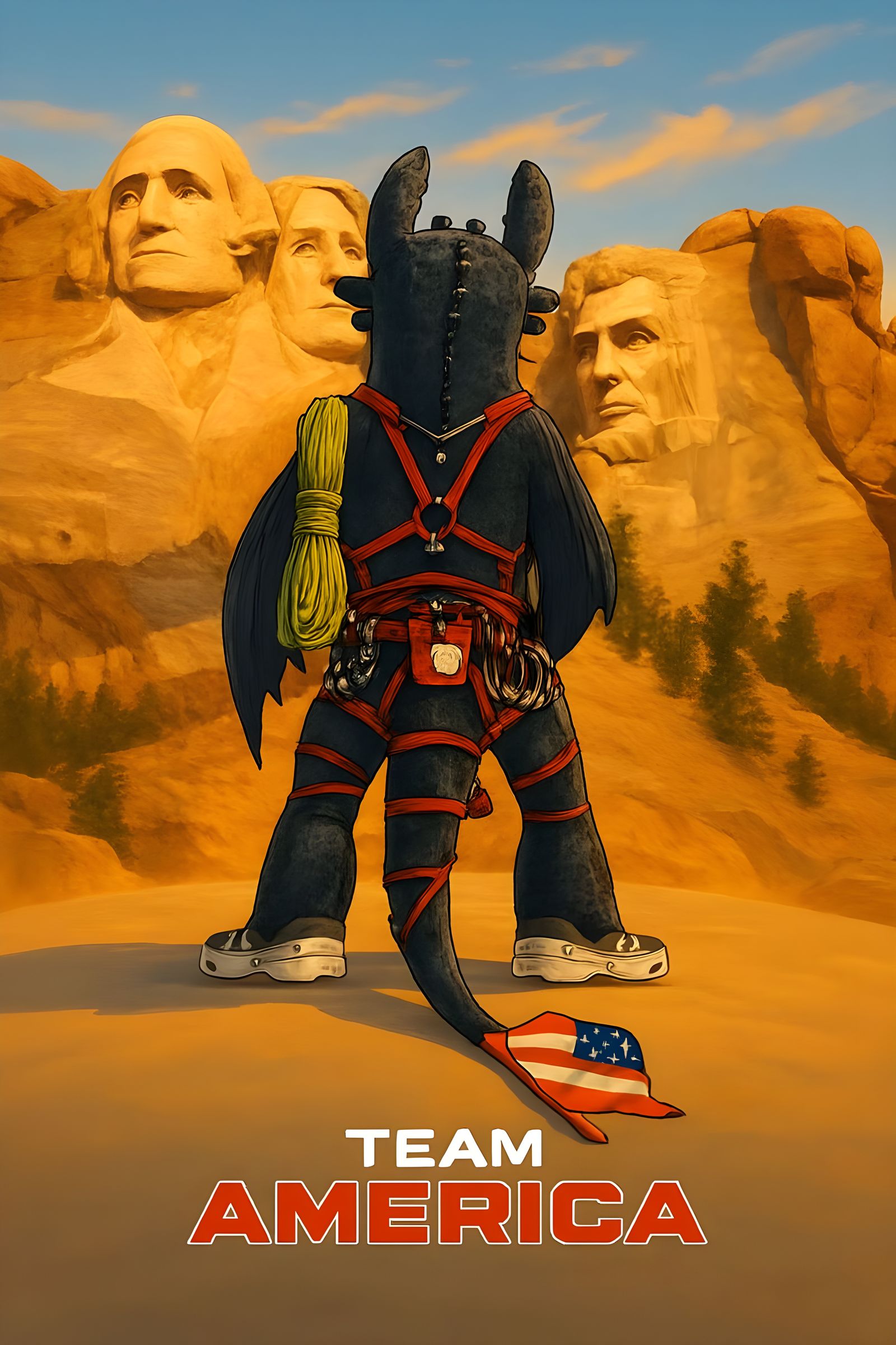 Mount Rushmore at Golden Hour in South Dakota