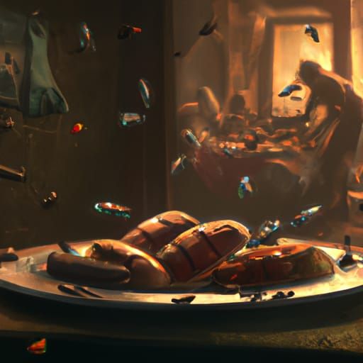 Disgusting Hoagies and Roaches in Filthy Room