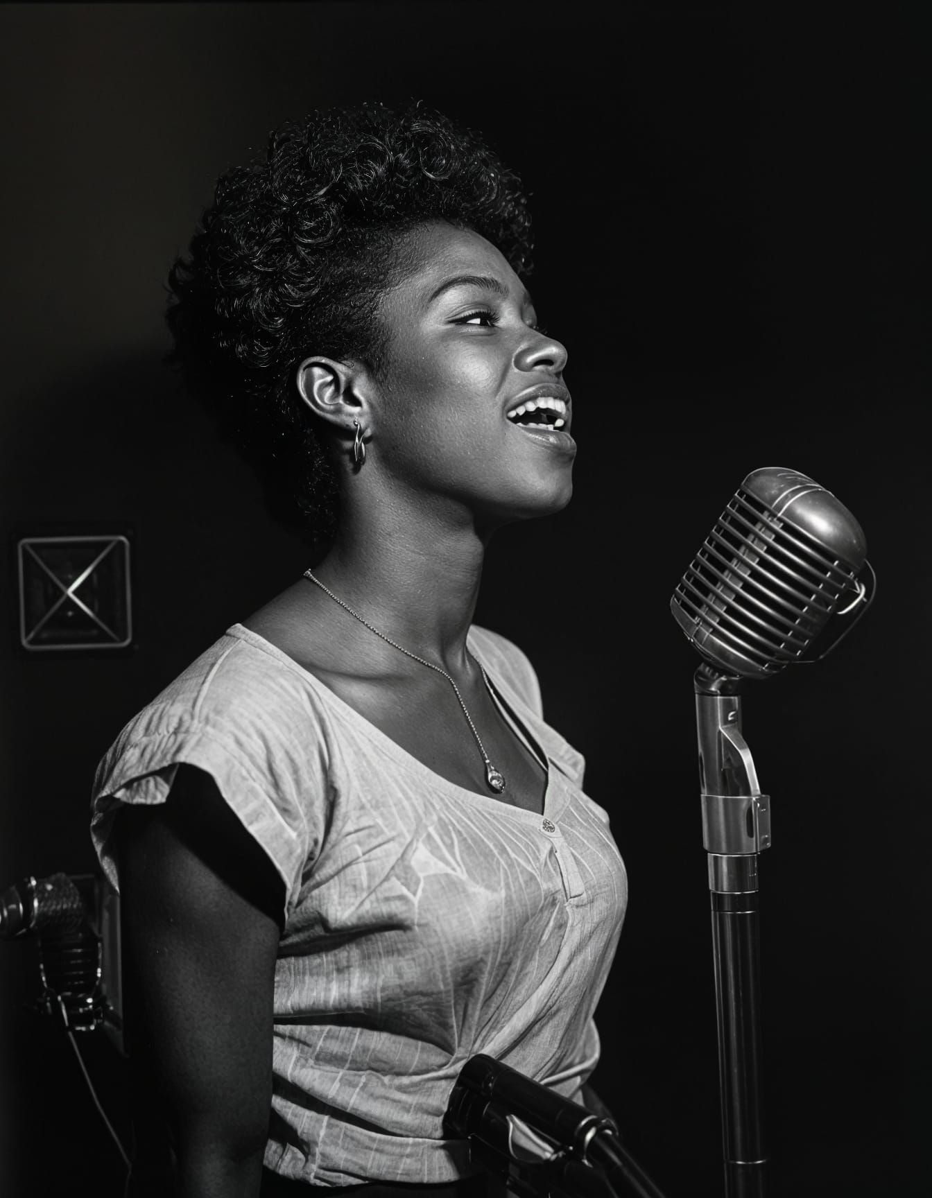 Soulful Singer Tests Modern Recording Studio Acoustics in Vi...
