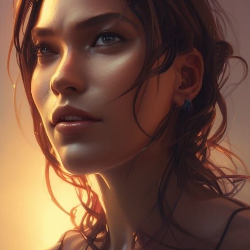 Marvel Character Portrait in Hyperdetailed Art Style