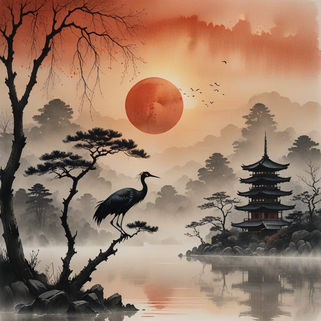 Japanese painting Art