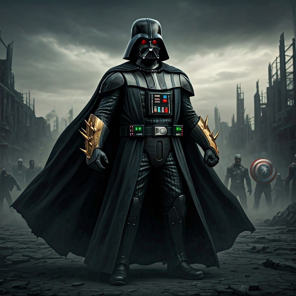 Darth Vader vs. Marvel Zombies in Apocalyptic Battle