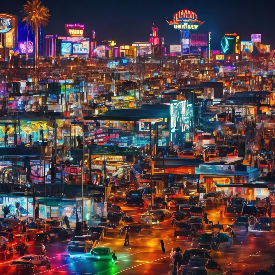 Mafia in Las Vegas Backstreets Cinematic Still