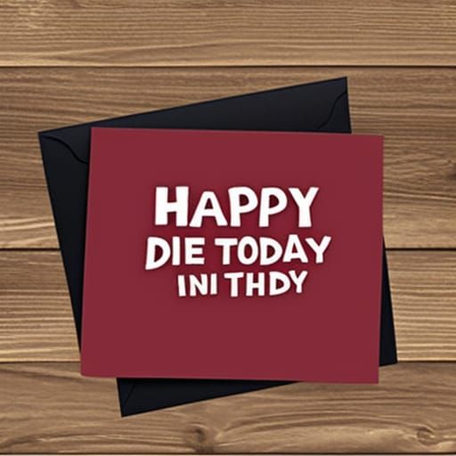 Simple "Happy Day" Greeting Card Image