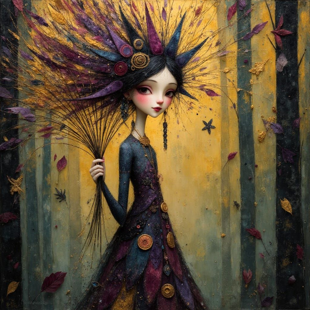 Fantastical Matte Painting in Deep Color and Intricate Detai...