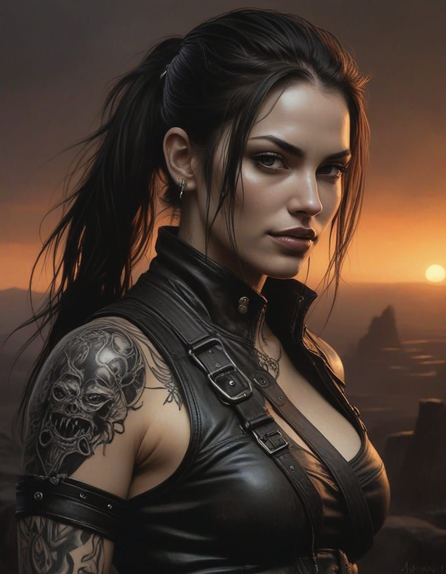 Gritty Post-Apocalyptic Beauty