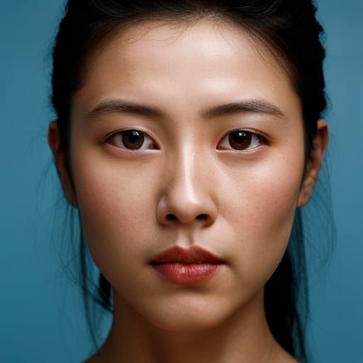 Portrait of Woman in Bikini with Bokeh Effect