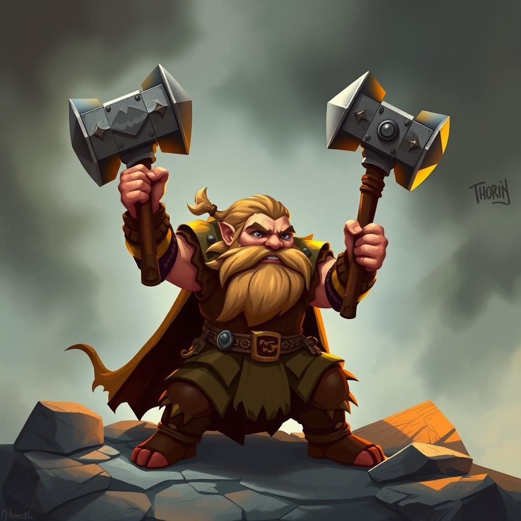 Thorin Ironfist: Dwarf Warrior on a Quest