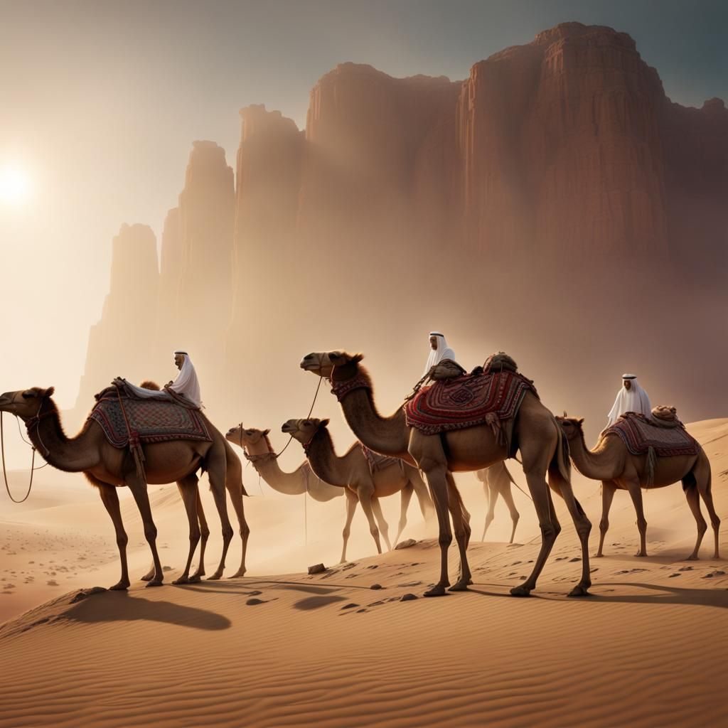 Camels In Saudi Arabia