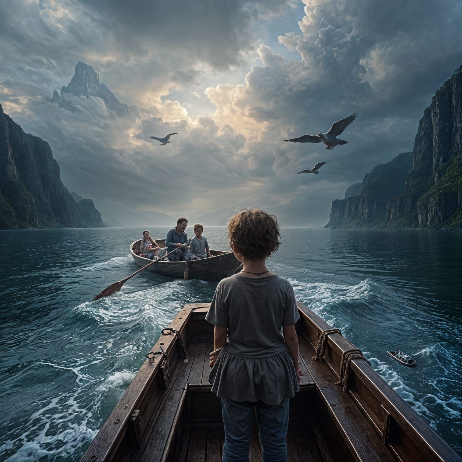 Epic Family Drama in a Stunning Digital Painting