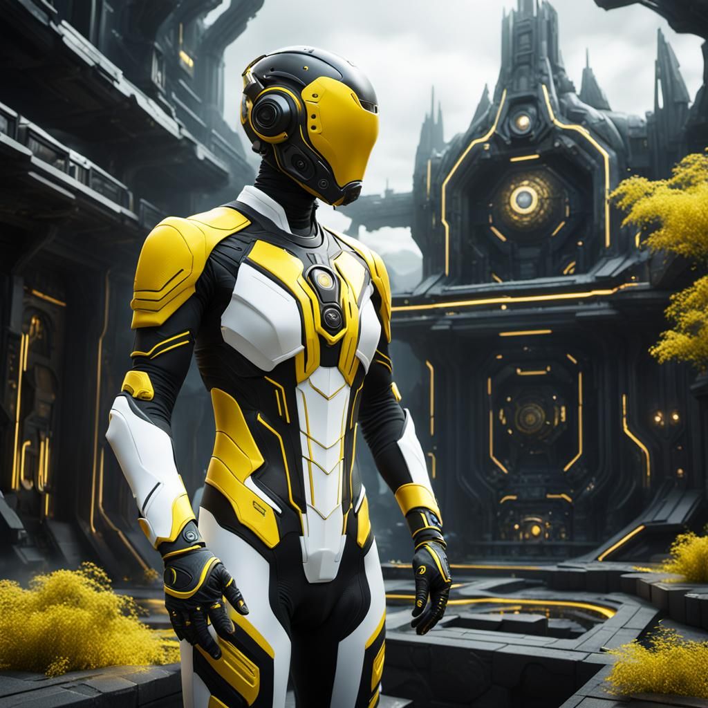 Nanosuit Character Concept Art in 8K Resolution