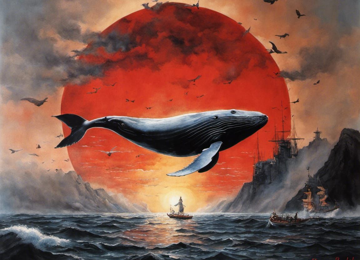 The flight ot the whale