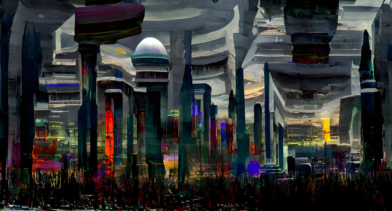 Otherworldly DMV Temple of Karmic Stillness