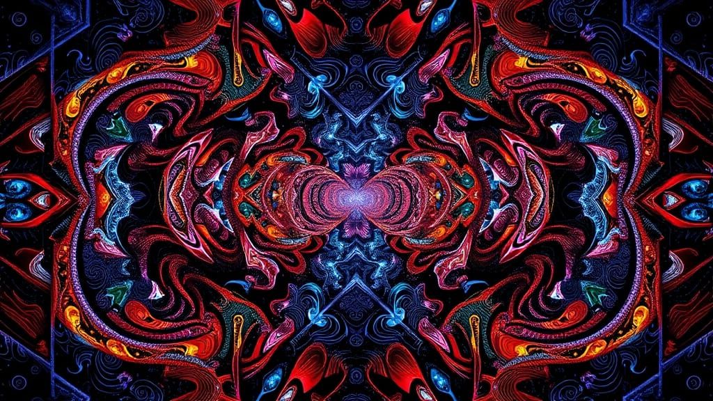 Escher-esque Mirrored Design for Fantasy Martial Arts Movie