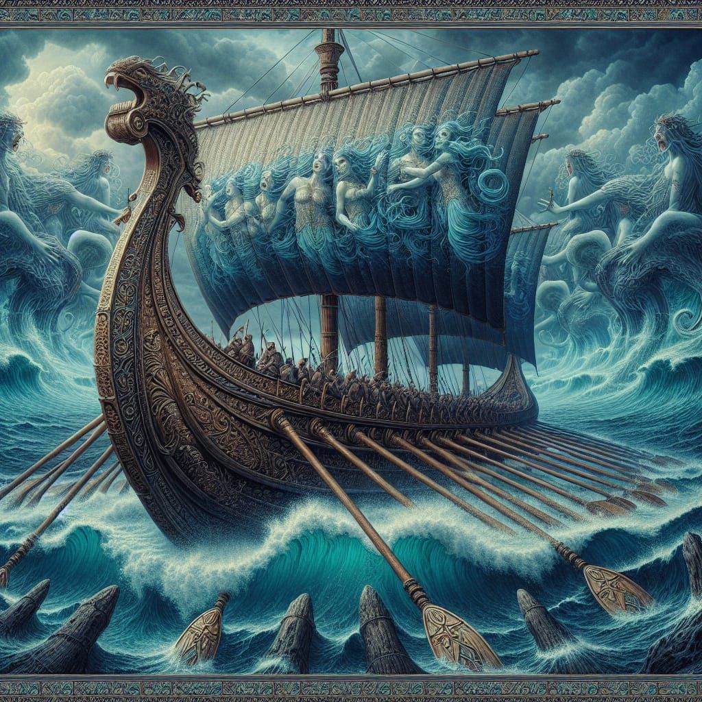 Sirens' Song: A Maritime Epic in Digital Art