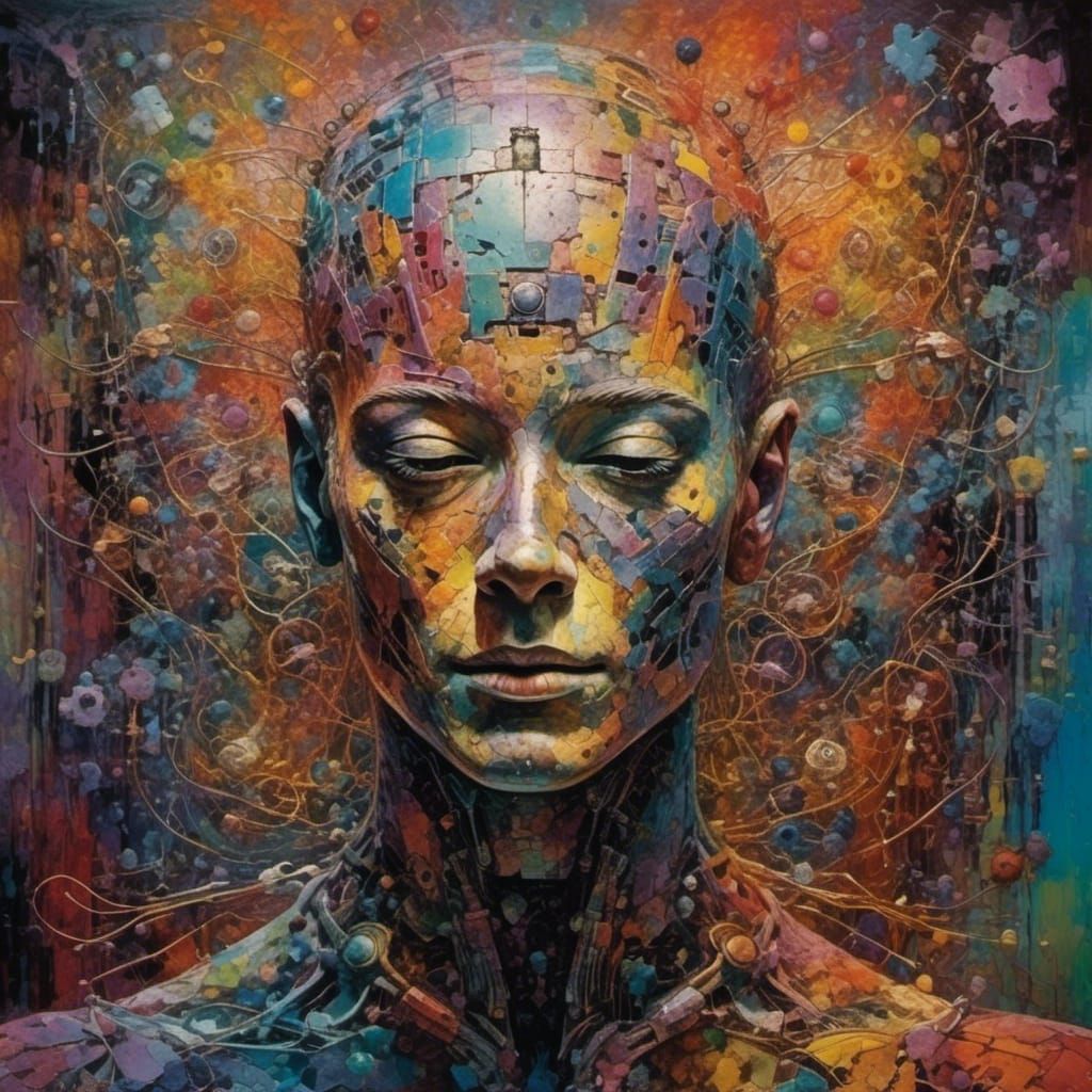 Human-AI Collaboration: Diverse Art Styles in Rich Colors