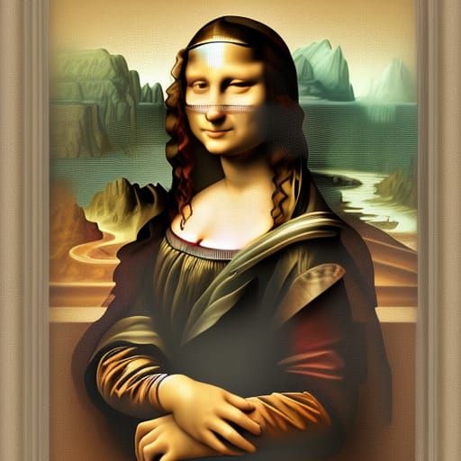 Hyperdetailed Mona Lisa Portrait in Unreal Engine 5