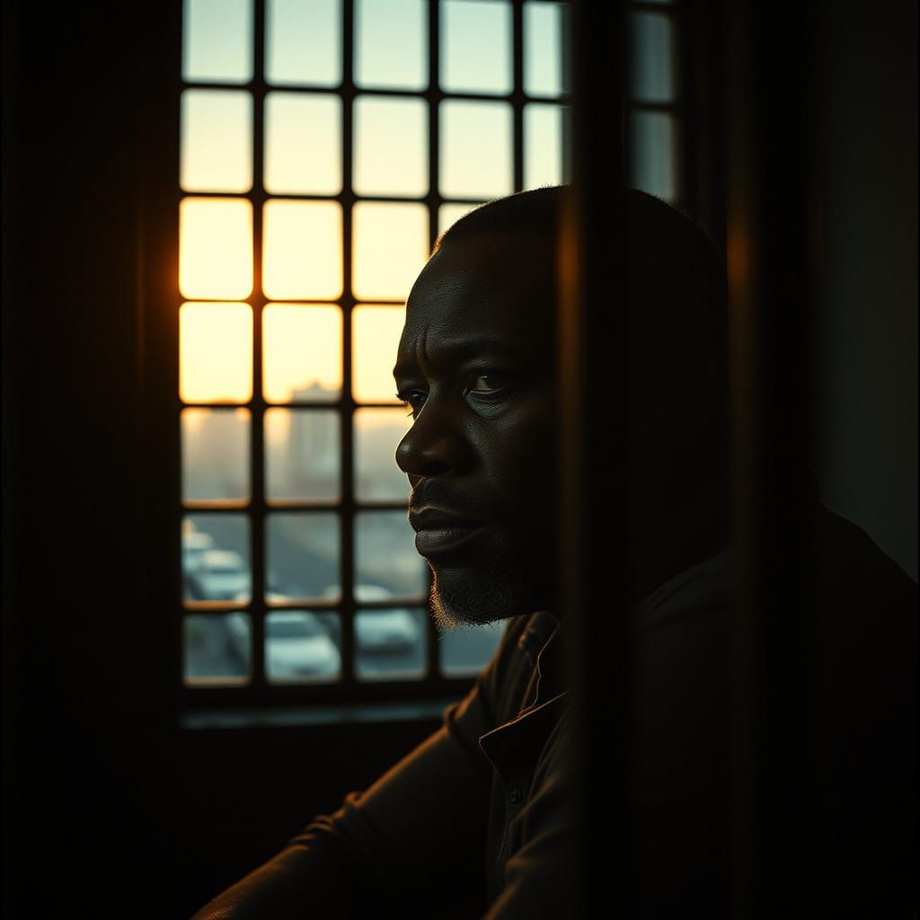 Rubin Sits Like Buddha In A Ten-foot Cell