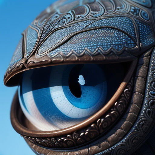 Intimate Macro Portrait of a Fly's Face with Vivid Eyes